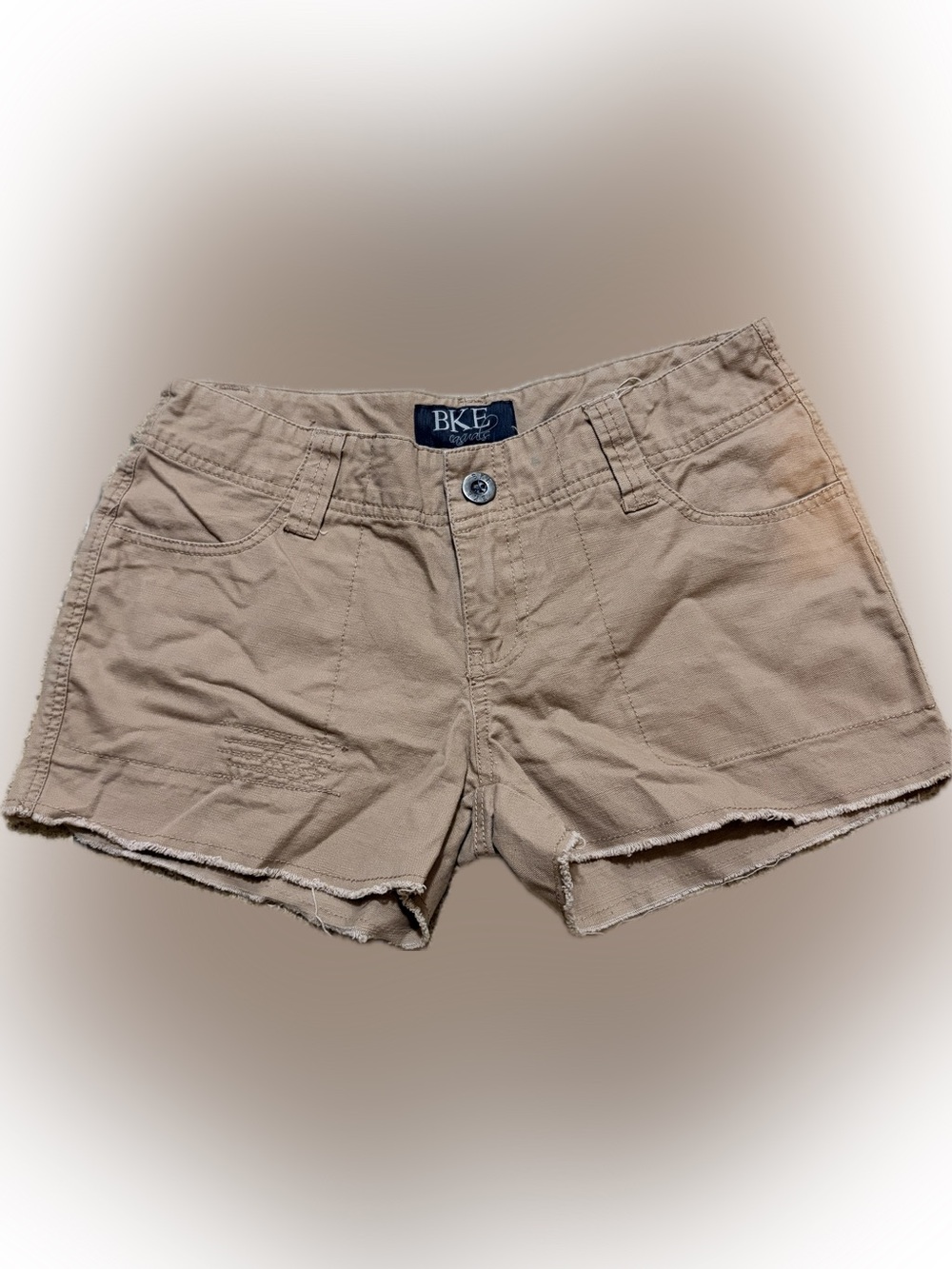 BKE Tan Women's Casual Cutoff Shorts